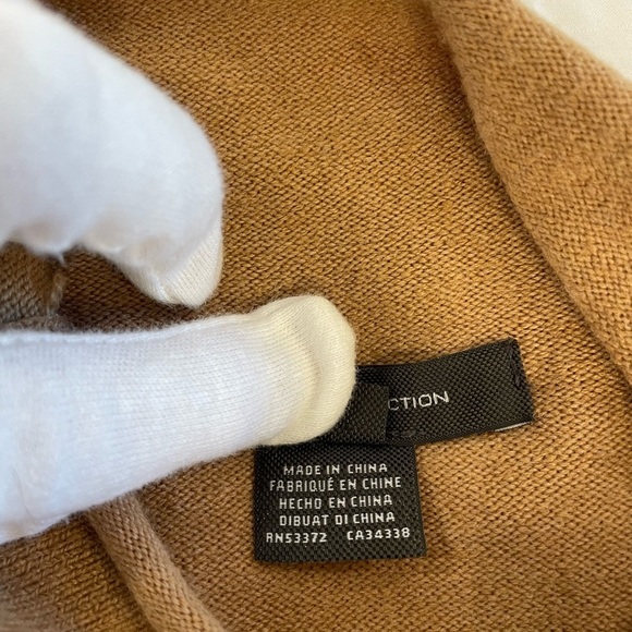 French Connection Size XL Roll Neck Cozy Gold beige Color - Picture 7 of 9
